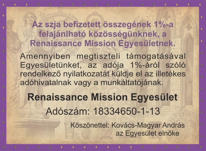 1% Renaissance Mission Egyesület