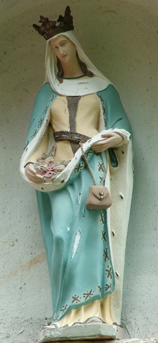 Szent Erzsébet szobra - Csitár - kápolna