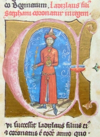 Árpád-házi IV. Kun László - a Képes Krónika miniatúrája