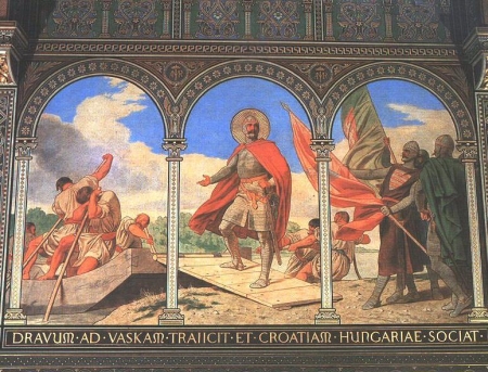Székely Bertalan festménye Szent László királyt ábrázolja