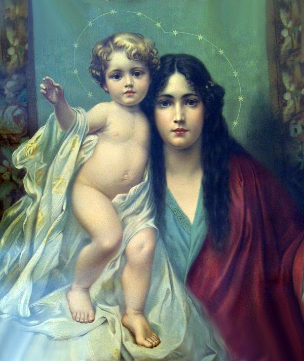 Mária Magdala és leánya Inana