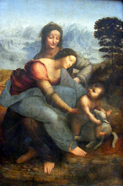 Leonardo da Vinci - Szent Anna harmadmagával