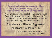 Ajánlja fel az szja 1%-át az Egyesületünknek